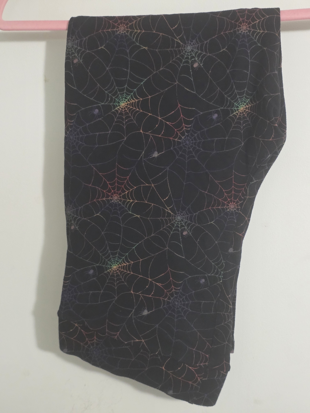 Torrid Size 3  Black Rainbow Spiderweb Print Leggings